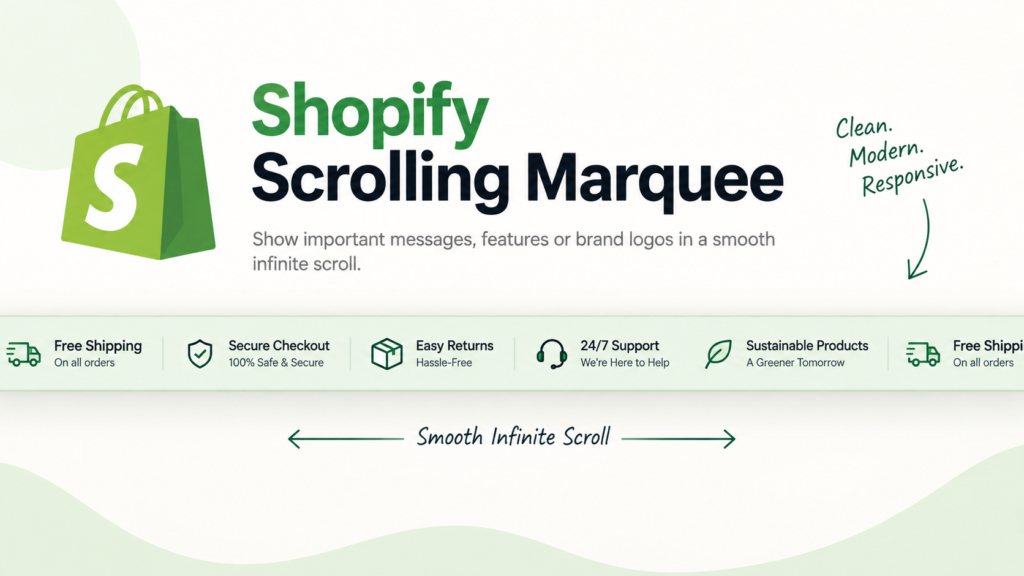 Shopify Scrolling Marquee Liquid